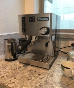 Rancilio Silvia Espresso Machinet,0.3 liters, with Iron Frame and Stainless Steel Side Panels, 11.4 by 13.4-Inch 36 71bdeNxsp5L