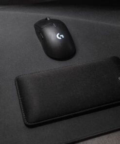 Glorious Gaming Mouse Wrist Pad/Rest - Black - Stitched Edges, Ergonomic, Foam Interior | 8x4 inches/(0.7in/17mm) Thick (GW-M) 28 71bf 0YOThL