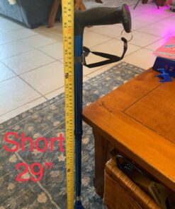 REHAND Walking Cane - Foldable, Adjustable, Collapsible Walking Canes for Men & Women, Pivot Tip, with Travel Bag | Walking Sticks for Seniors & Adults Ocean Blue 104 71bfZWm3xtL 1