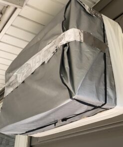 THERMWELL Frost King AC2H Outside Window Air Conditioner Cover, 18 x 27 x 16-Inch, 18"X27"X16"X6, 18" x 27" x 16" x 6 mil Fits up to 10,000 BTU, Gray 22 71bgYFR5ooL