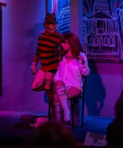 A Nightmare On Elm Street Freddy Krueger Costume Deluxe Overhead Mask One Size Red 14 71bh0tpB1nL