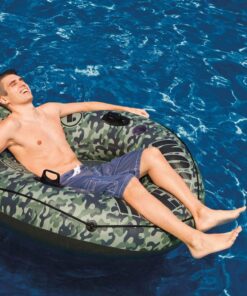 Intex Camo River Run I Inflatable Floating Tube Raft (2 Pack) | 58835EP 7 71biYZBVssL