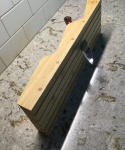 Bambüsi In-Drawer Knife Block - Bamboo Knife Drawer Organizer for Kitchen | Fits 5 Long + 6 Short Knives | Store Knives with Blades Pointing Down - Wooden Steak knife Holder without Knives Natural 38 71bigKiotL