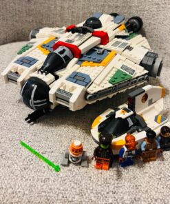 LEGO Star Wars: Ahsoka Ghost & Phantom II 75357 Playset Inspired by The Ahsoka Series, Featuring 2 Buildable Starships and 5 Star Wars Figures Including Jacen Syndulla and Chopper 64 71bj9VrL 4L