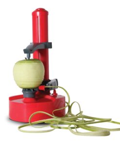 Alternative view of Dash DAP001RD Rapid Electric Potato Peeler Tool + Fruit Skinner with BPA Free Plastic, Auto Shut Off Function, 2 Replacement Blades, Paring Utensil & Recipe Book - Red