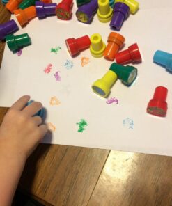 Melissa & Doug Wooden Stamp Set: Vehicles - 10 Stamps, 5 Colored Pencils, 2-Color Stamp Pad Standard Version 20 71boBLLJShL