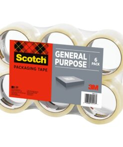 Scotch Shipping Packaging Tape, 1.88" x 54.6 yd, 6 Rolls (3350-6) 9 71boYvgflrL
