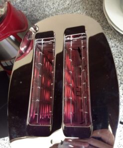 KRUPS KH732D50 2-Slice Toaster, Stainless Steel Toaster, 5 Functions with Cancel, Toasting, Defrost, Reheat and Bagel, Cord Storage, Silver Variable width slots 44 71booBPXc4L