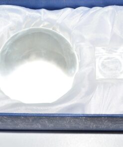 Amlong Crystal Meditation K9 Crystal Ball 3.25 inch (80mm) Diameter for Photography, Lensball, Decorative Ball with Free Crystal Stand and Gift Box, Clear 47 71bpE3KGliL