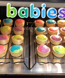 Nifty Ice Cream Cone Cupcake Baking Rack – Holds up to 12 Medium & Large Cupcake Cones, Non-Stick, Dishwasher Safe, Use for Baking, Cooling & Serving Treats 42 71br0UE4blL 1