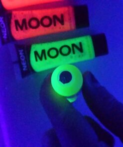 Moon Glow - Blacklight UV Glitter Face & Body Gel - 0.42oz Set of 6 - Blacklight Face Paint - glows brightly under Blacklight 32 71bsakzMVOL