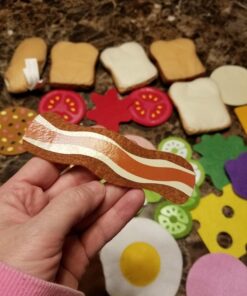 Melissa & Doug Felt Food Sandwich Play Food Set (33 pcs) - Felt Sandwich Play Set For Kids Kitchen, Pretend Play Sandwich, Felt Sandwich Toy For Toddlers Kids Ages 2+,Orange Felt Play Food 44 71btFINAkBL