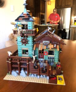 LEGO Ideas Old Fishing Store (21310) - Building Toy and Popular Gift for Fans of LEGO Sets and The Outdoors (2049 Pieces) 66 71bu0H67ctL