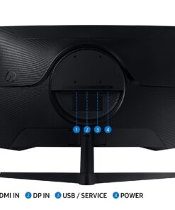 SAMSUNG 32" Odyssey G55A QHD 165Hz 1ms FreeSync Curved Gaming Monitor with HDR 10, Futuristic Design for Any Desktop, LS32AG550ENXZA 32-inch G50A (2022 refresh) QHD, 165Hz Curved 31 71bu1GiQB8L