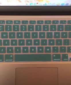 IBENZER Compatible with Old Version MacBook Air 13 Inch Case (2017-2010 Release), Models: A1466/A1369, Plastic Hard Shell Case with Keyboard & Screen Cover for Mac Air 13, Aqua, A13TBL+2 For Macbook Air 13'' A1466/A1369 58 71buG3jO0hL