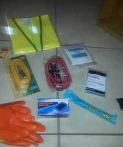 Always Prepared Premium (125 Piece) Roadside Emergency Car Kit – with Jumper Cables – All-in-One Auto Safety and First Aid Kit – Travel Safety for Women, Men, and College Kids – Roadtrip Essentials Premium Roadside Kit 49 71bvkjqKOqL