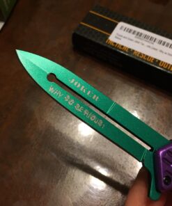 Purple and Green Joker Tac Force Fantasy Assisted Opening Folding Knife (Joker: Why so Serious) 54 71bw2KSyY4L 1