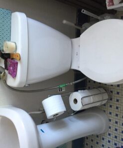 iDesign Classico Metal Toilet Tissue Roll Reserve Organizer for Bathroom, Compact Organizer, Holds 4 Rolls of Toilet Paper, Chrome Set of 1 28 71bwqxdQCML