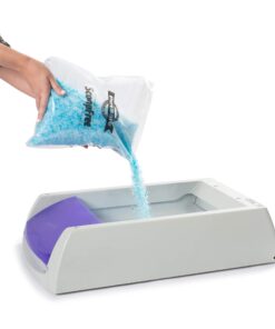PetSafe ScoopFree Crystal Litter Tray Refills, Premium Blue Crystals, 3-Pack, Disposable Tray, Includes Leak Protection & Low Tracking Litter, Absorbs Odors On Contact 3 Trays 28 71bwuzn7fwL 1