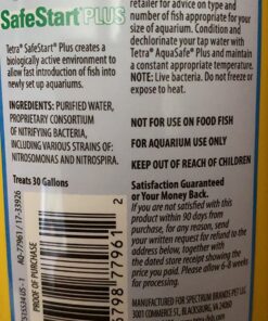 Tetra SafeStart Plus, For Newly Set-Up Fish aquariums, 100 ml, 3.38-Ounce 27 71bxTYcMH L