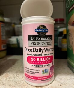 Garden of Life, Dr. Formulated Women's Probiotics Once Daily, 16 Strains, 50 Billion, 30 Capsules 24 71bxsNSnFDL
