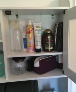 Sauder Caraway Etagere/Pantry cabinets, L: 23.31" x W: 7.44" x H: 68.07", Soft White finish 40 71by4ADpTqL