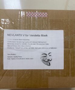 NEVLANTII V for Vendetta Guy Fawkes Mask Quality Anonymous Mask Halloween Costume Hackers Mask Cosplay Party Mask One Size 38 71byeHS8CGL
