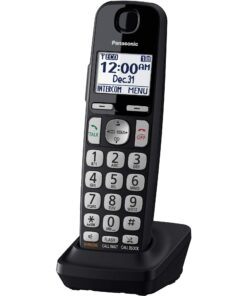 PANASONIC Additional Cordless Phone Handset for use with KX-TGE4x Series Cordless Phone Systems - KX-TGEA40B (Black)