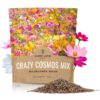 Cosmos Seeds Wildflower Mixture - Bulk 1 Ounce Packet - Over 5,000 Seeds - Pink, Yellow, Orange, Red, Purple and White Mixed Species! 1 Ounce Pouch 5 71bz3Zp0wL