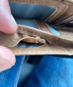 Compalo RFID Blocking Vintage Full Grain Leather Long Bifold Wallet for Men ID Cash Card Wallet Checkbook Credit Cards Holder Vintage Brown 24 71bz7ZOemgL