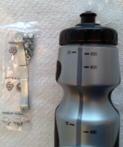 Schwinn Bike Bottle Holder With Water Bottle, 23 Oz. BPA-Free Squeeze Sport Bottle and Durable Alloy Cage, Easy To Mount Cycling Accessory 23 Ounces 36 71bzNRo5fDL