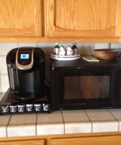 Home-It K Cup Holder for Counter - Storage Drawer for Keurig K-Cup Coffee Pod Organizer - Metal Designed K-Cup Storage, 42 Pod Capacity Compact Under Coffee Pot 35 71bzOplZxkL