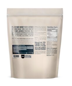 Isopure Unflavored Protein, Whey Isolate, 25g Protein, Zero Carb & Keto Friendly, 2 Ingredients, 16 Servings, 1 Pound (Packaging May Vary) 30 71bzhwOvWuL