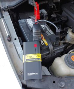GOOLOO Jump Starter 2000A Peak Car Jumper Starter 12V SuperSafe Lithium Jump Box, Battery Booster Pack, Portable Car Battery Charger, and Jumper Cables for Up to 8.0L Gas or 6.0L Diesel Engine Black 46 71c 3rAhBwL