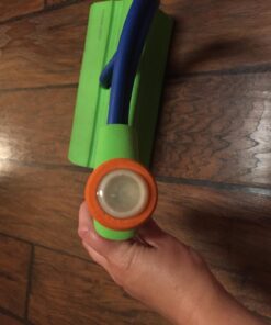 Geospace Jumparoo Deluxe Bungee Boing Foam Bouncing Toy - The Squeakiest, Easiest Pogo Stick Ever! for Kids 3 Years & Up, Pogo Stick Green 30 71c EHJXyuL