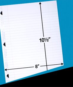 Five Star Loose Leaf Paper, 3 Pack, Notebook Paper, Wide Ruled Filler Paper, Reinforced, 8 x 10.5, 100 Sheets per Pack (38033) 14 71c X3rs1hL