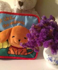 ToBe ReadyForLife Stimulating Baby Books 0-6 Months and 6-12 Months Infants | Crinkle Books for Babies Makes Great Toys Gift for 1 Year Old | Soft Cloth Animals Baby Books for Baby Gift Blue 44 71c klaVF3L