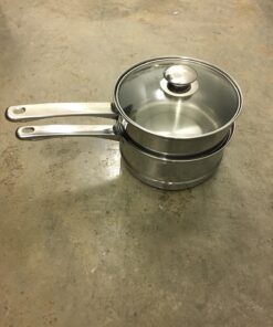 ExcelSteel 3 Piece Boiler, 2.5 quart, Stainless Steel 13 71c uO9zkJL