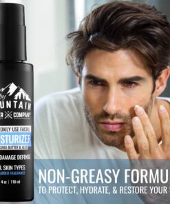 Alternative view of Rocky Mountain Barber Company Men's Face Moisturizer - With Shea Butter, Jojoba Oil, Argan Oil & Vegetable-Derived Glycerin - Fragrance-Free Formula For All Skin Types