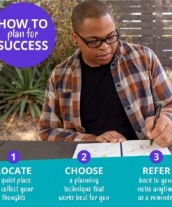 Papercode 2024 Daily Planner - Leather Weekly Planner W/Thick No-Bleed Pages - Monthly & Weekly Layouts - Use for Productivity, Schedule, or Agenda Blue 56 71c0FHrS86L