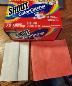 Shout Color Catcher Sheets for Laundry, Maintains Clothes Original Colors, 72 Count 72 Count (Pack of 1) 34 71c0IKW2S5L
