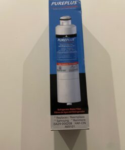 PUREPLUS DA29-00020B Replacement for Samsung DA29-00020A/B, DA29-00020B-1, RF28HMEDBSR, RF263BEAESR, RFG297HDRS, HAF-CIN/EXP, RF4287HARS, RF28HFEDBSR, 469101, RWF0700A Refrigerator Water Filter, 4PACK 42 71c0OKUo0L