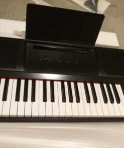 The ONE Keyboard Piano, 61 Key Piano Keyboard for Beginner/Professional, Electric Piano w/Lighted Keys, Music Stand & Piano App, Supports USB MIDI/Audio/Microphone/Headphones/Sustain Pedal Onyx Black 22 71c0b03RlzL