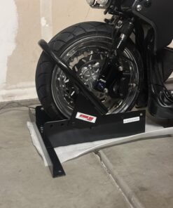 Extreme Max 5001.5010 Motorcycle Wheel Chock, Black Standard 49 71c0nzZiReL