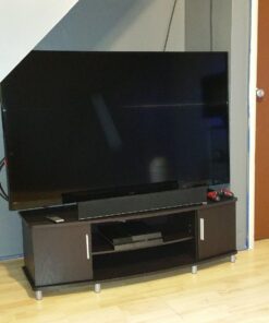 Ameriwood Home Carson TV Stand for TVs up to 50", Espresso 50" TV 45 71c0zL6u5ZL