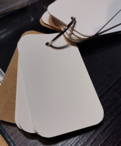 Koogel Index Cards,300 Pieces 2.2 x 3.5 Inches Flash Cards White Study Cards Note Cards Kraft Paper Cards Study Supplies with Binder Ring (50 Sheets per Set) 300 -white 30 71c1lFsA36L