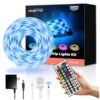 DAYBETTER Led Strip Lights 16.4ft Waterproof Color Changing Led Lights with Remote Controller 31 71c31eWdfAL