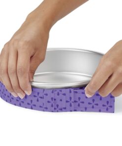 Wilton Bake-Even Cake Strips for Evenly Baked Cakes, 2-Piece Set, Purple, Fabric 2-Pc. 36 71c3QWrvuGL