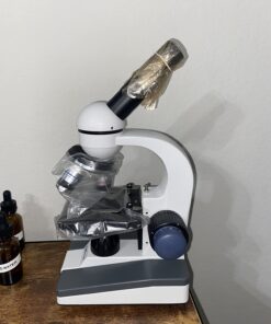 AmScope M150C-I 40X-1000X All-Metal Optical Glass Lenses Cordless LED Student Biological Compound Microscope 47 71c3fOxxppL