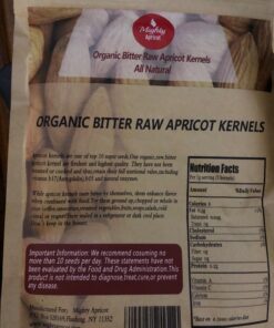 Mighty Apricot USDA Organic Bitter Apricot Kernels(1LB) 16oz, Natural Raw Bitter Apricot Seeds, Vegan, Non-GMO, Gluten Free, Great source of Vitamin B17 and B15 1 Pound (Pack of 1) 27 71c3x2sBvrL